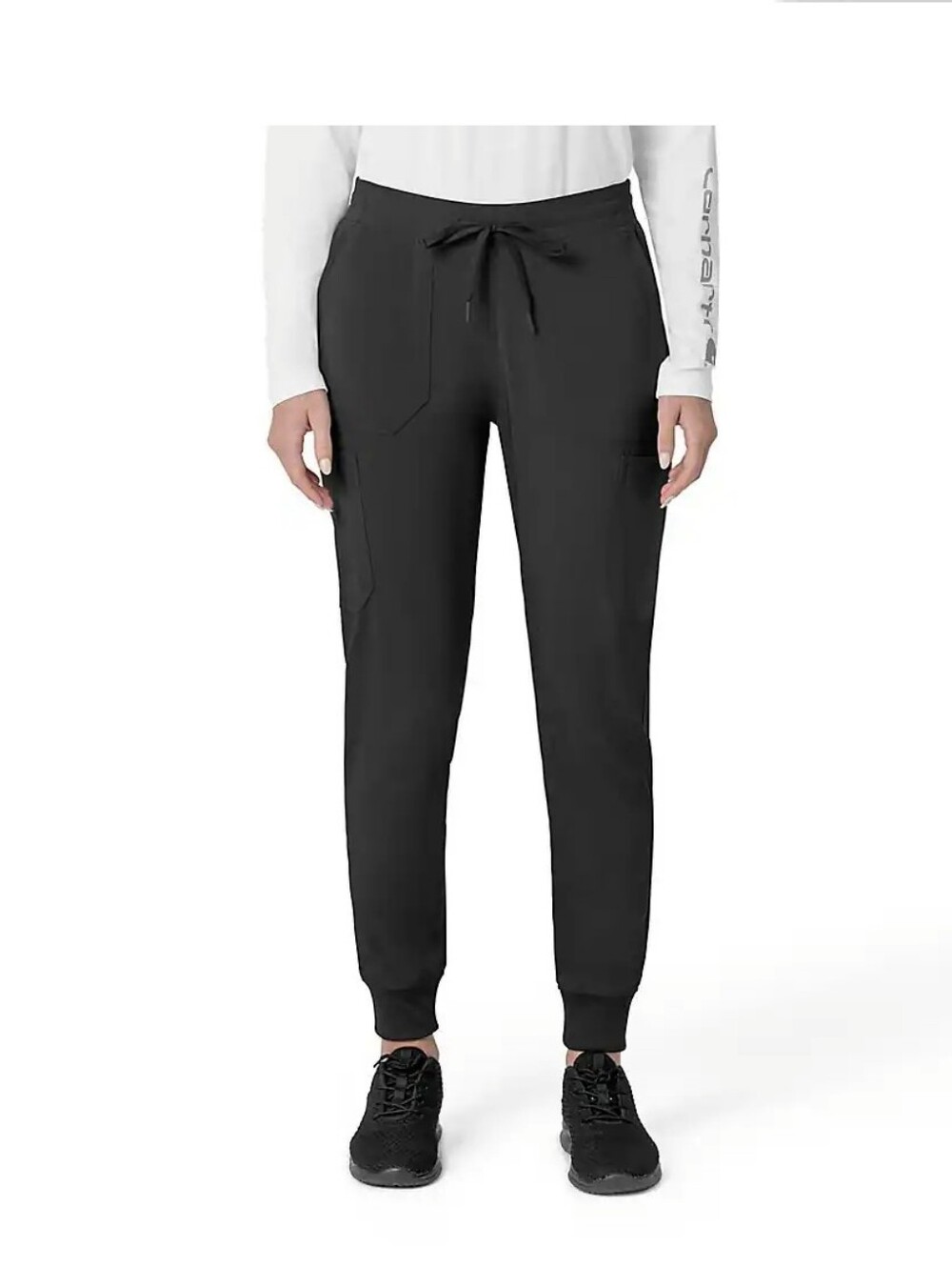 Women's Force Cross-Flex Cargo Jogger Scrub Pant Large Drawstring Removed